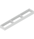 AMBIA-LINE  ramki do szuflady standardowej LEGRABOX  stal  dł. 650 mm  szerokość 100 mm  jedwabiście biały mat