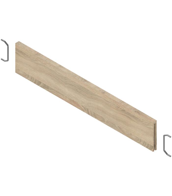 AMBIA-LINE listwa poprzeczna do szuflady standardowej LEGRABOX  ZC7S300RHU   w opcji drewnopodobnej  Dąb Bard. szary ST