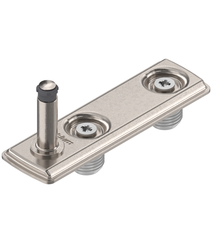 AVENTOS HK-XS do frontów uchylnych  Mocowanie korpusu  wciskane  niklowany 20K5131