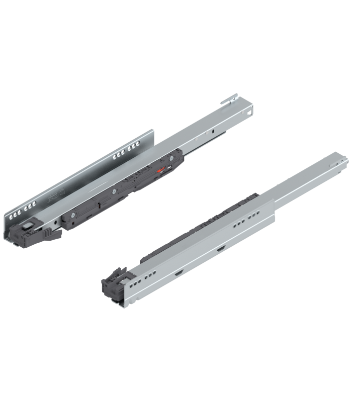 Prowadnica korpusu LEGRABOX z BLUMOTION S  pełny wysuw  40 kg  dł. 500 mm  lewa/prawa  cynkowana 750.5001S