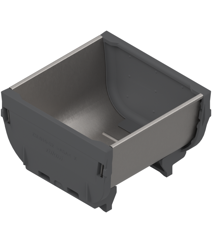 ORGA-LINE pojemnik   TANDEMBOX/TANDEM szuflady standardowej  długość 88 mm  szerokość 88 mm  inox ZSI.010SI