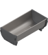 ORGA-LINE pojemnik   TANDEMBOX/TANDEM szuflady standardowej  długość 176 mm  szerokość 88 mm  inox ZSI.020SI