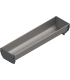 ORGA-LINE pojemnik   TANDEMBOX/TANDEM szuflady standardowej  długość 352 mm  szerokość 88 mm  inox ZSI.040SI