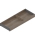 AMBIA-LINE  ramki do szuflady standardowej LEGRABOX  w opcji drewnopodobnej  dł. 550 mm  szerokość 200 mm  Dąb Nebra