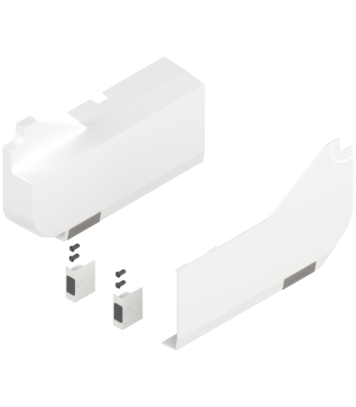 AVENTOS HL do frontów nad korpusem  zaślepka duża  włącznie z Włącznik wpuszczany  w kpl.   lewa/prawa  do SERVO-