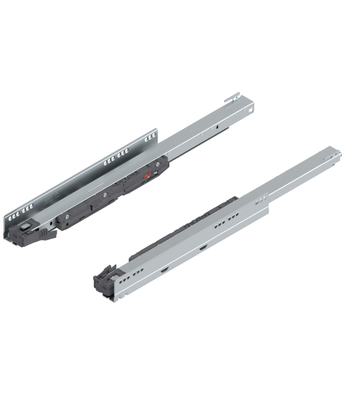 Prowadnica korpusu LEGRABOX z BLUMOTION S  pełny wysuw  40 kg  dł. 550 mm  lewa/prawa  cynkowana 750.5501S
