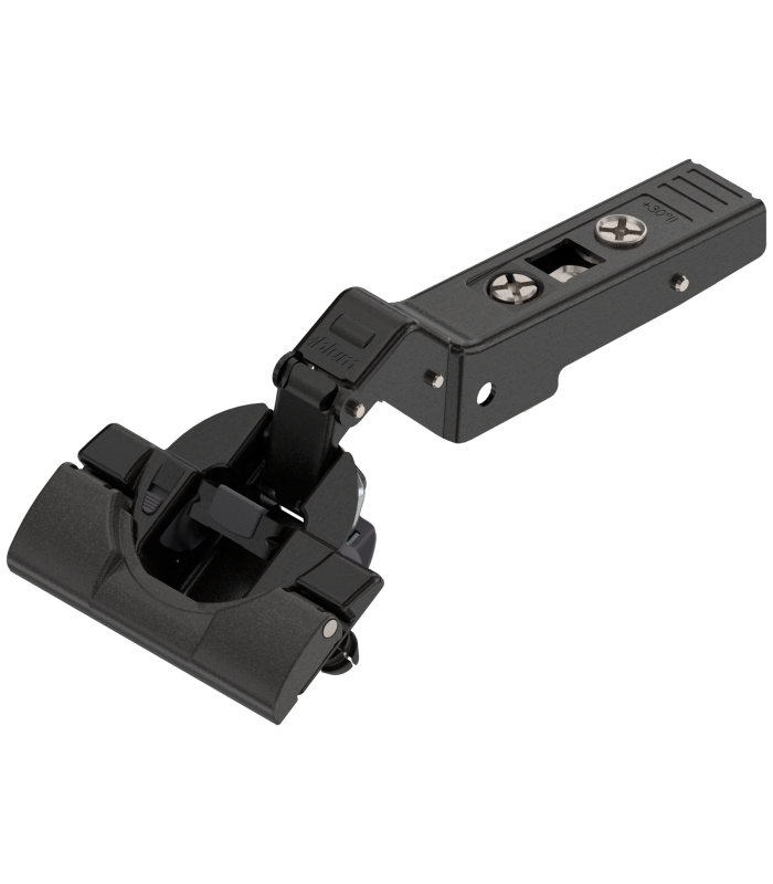 CLIP top BLUMOTION zawias kątowy 30  II  Nakładany  puszka  INSERTA  czarny 79B9596