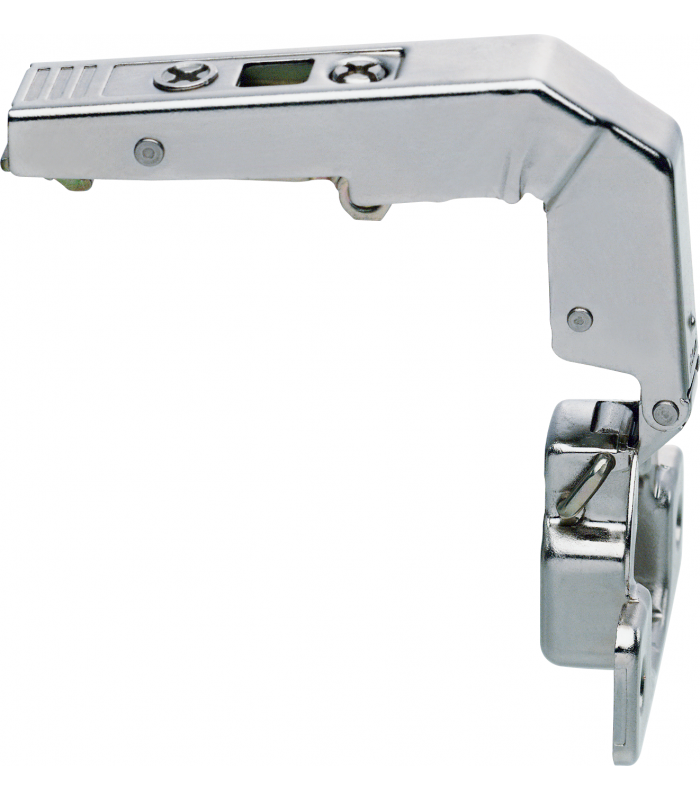 CLIP top zawias do drzwi równoległych 95   Nakładany  puszka  na wkręty  niklowany 79T9950.37