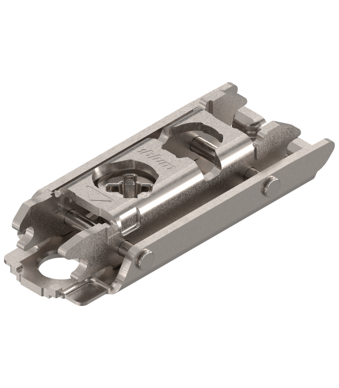 CLIP prowadnik  prosty  0 mm  Stal  Wkręty  RW  mimośród  niklowany 175H3100