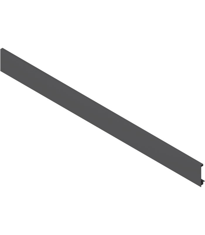 LEGRABOX front  do Szuflady wewnętrzne z relingiem poprzecznym  KB 1200 mm  do przycięcia  antracyt mat ZV7.1043C01