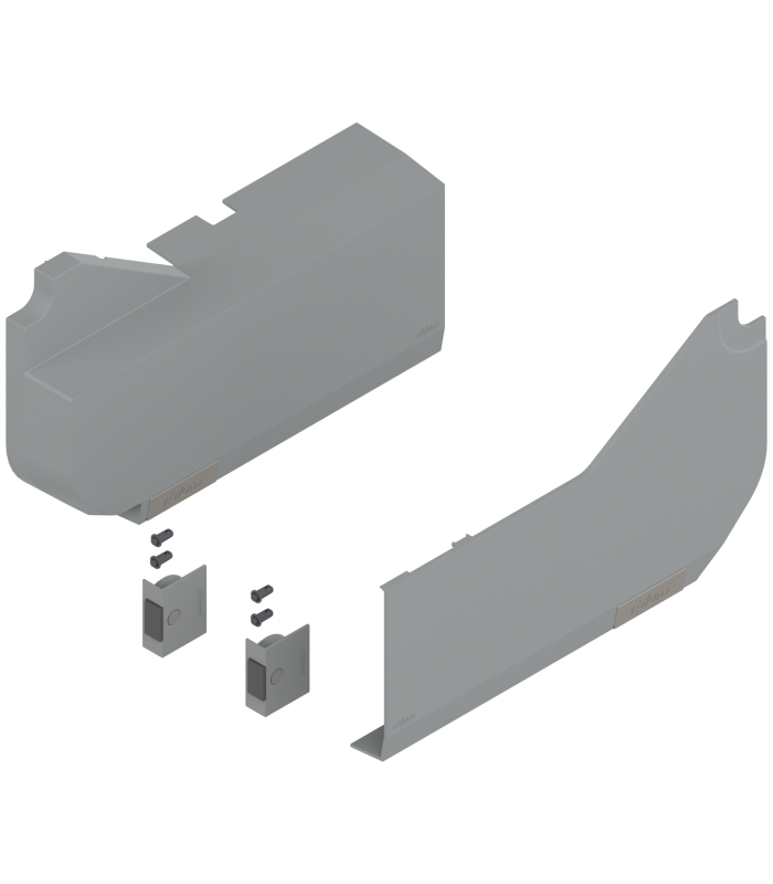 AVENTOS HL do frontów nad korpusem  zaślepka duża  włącznie z Włącznik wpuszczany  w kpl.   lewa/prawa  do SERVO-