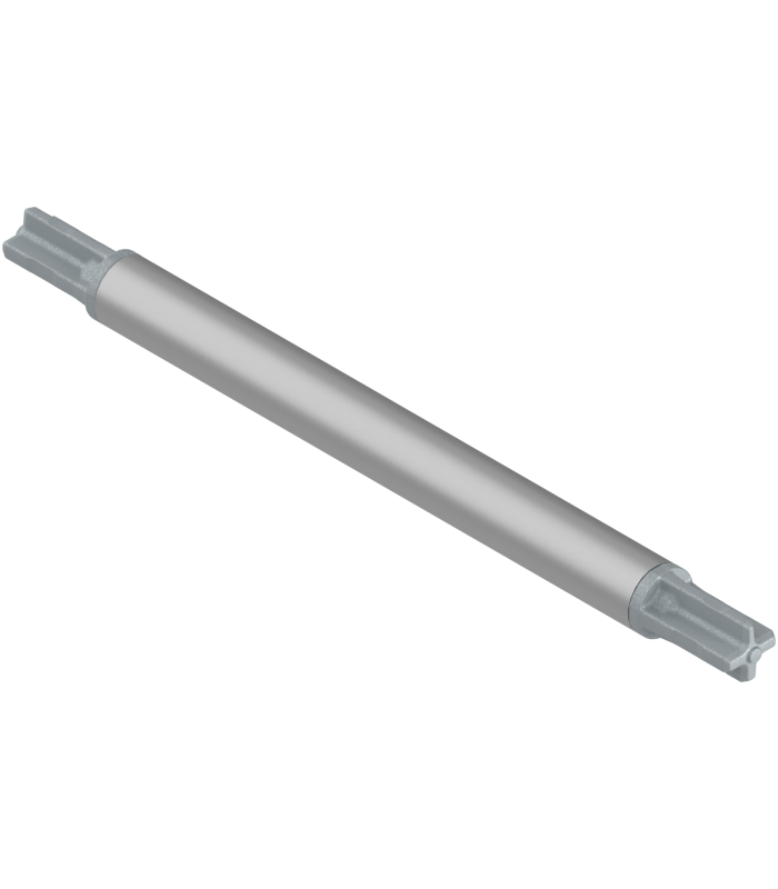 AVENTOS HL do frontów nad korpusem  łącznik do stabilizacji poprzecznej wstępnie zmontowany  okrągła  Aluminium