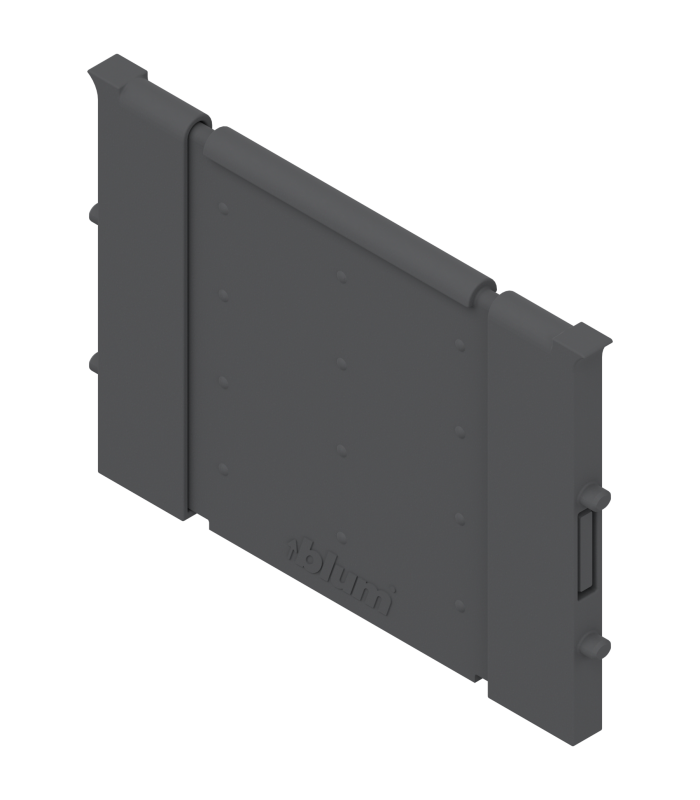 ORGA-LINE listwa poprzeczna  do szuflady standardowej TANDEMBOX/TANDEM  Szerokość 88 mm  R7037 ciemnoszara ZSI.010Q