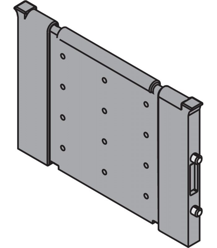ORGA-LINE listwa poprzeczna  do szuflady standardowej TANDEMBOX/TANDEM  Szerokość 88 mm  R7037 ciemnoszara ZSI.010Q