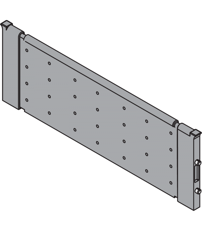 ORGA-LINE listwa poprzeczna  do szuflady standardowej TANDEMBOX/TANDEM  Szerokość 176 mm  R7037 ciemnoszara ZSI.020Q
