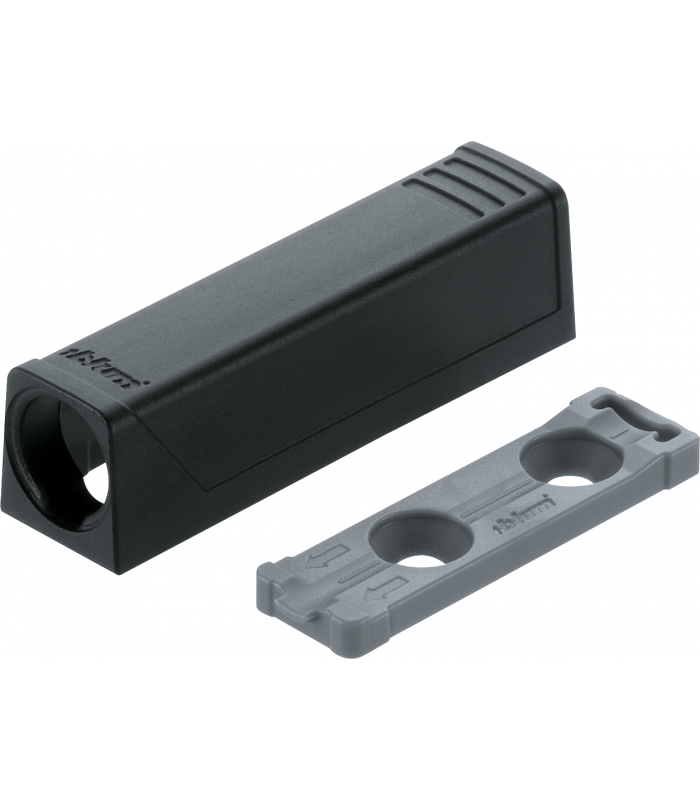 Adapter TIP-ON do drzwi  Wersja standardowa  Wkręty  czarna 956.1201