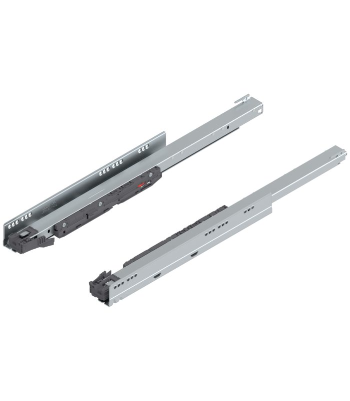 Prowadnica korpusu LEGRABOX z BLUMOTION S  pełny wysuw  40 kg  dł. 600 mm  lewa/prawa  cynkowana 750.6001S