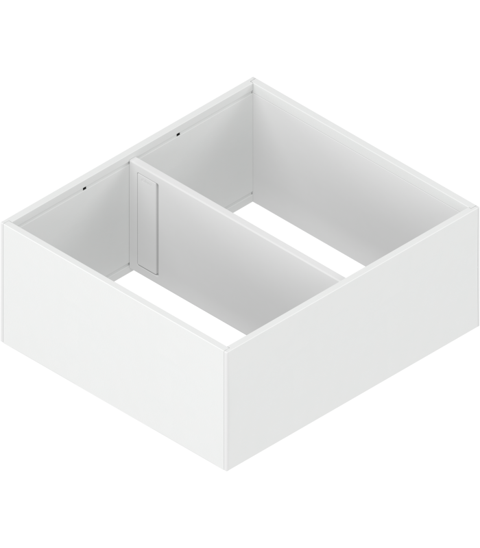 AMBIA-LINE rama do LEGRABOX szuflady z wysokim frontem  stal  od dł. 270 mm  szerokość 242 mm  jedwabiście biały ma