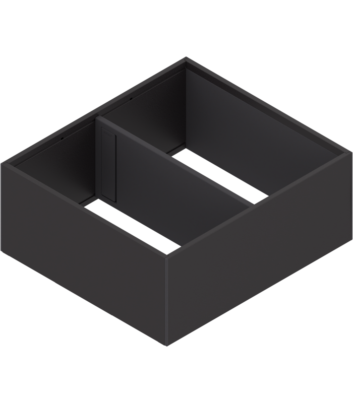 AMBIA-LINE rama do LEGRABOX szuflady z wysokim frontem  stal  od dł. 270 mm  szerokość 242 mm  brunatnoczarny mat
