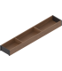 AMBIA-LINE  ramki do szuflady standardowej LEGRABOX  w opcji drewnopodobnej  dł. 600 mm  szerokość 100 mm  Orzech Ten