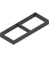 AMBIA-LINE  ramki do szuflady standardowej LEGRABOX  stal  dł. 550 mm  szerokość 200 mm  brunatnoczarny mat