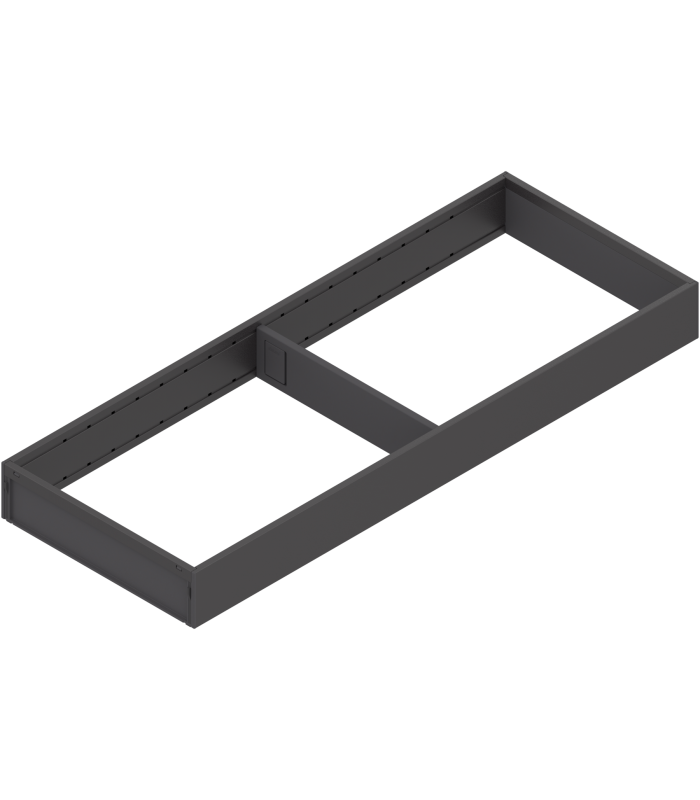 AMBIA-LINE  ramki do szuflady standardowej LEGRABOX  stal  dł. 550 mm  szerokość 200 mm  brunatnoczarny mat