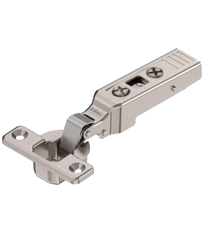 CLIP top zawias mini 94   Drzwi nakładane  puszka  na wkręty  niklowany 71T0550