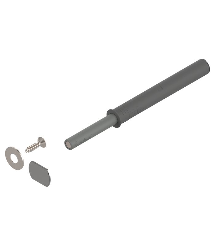 TIP-ON do drzwi  zestaw   Wersja silniejsza  z magnesem  R7036 platynowoszara 956A1004