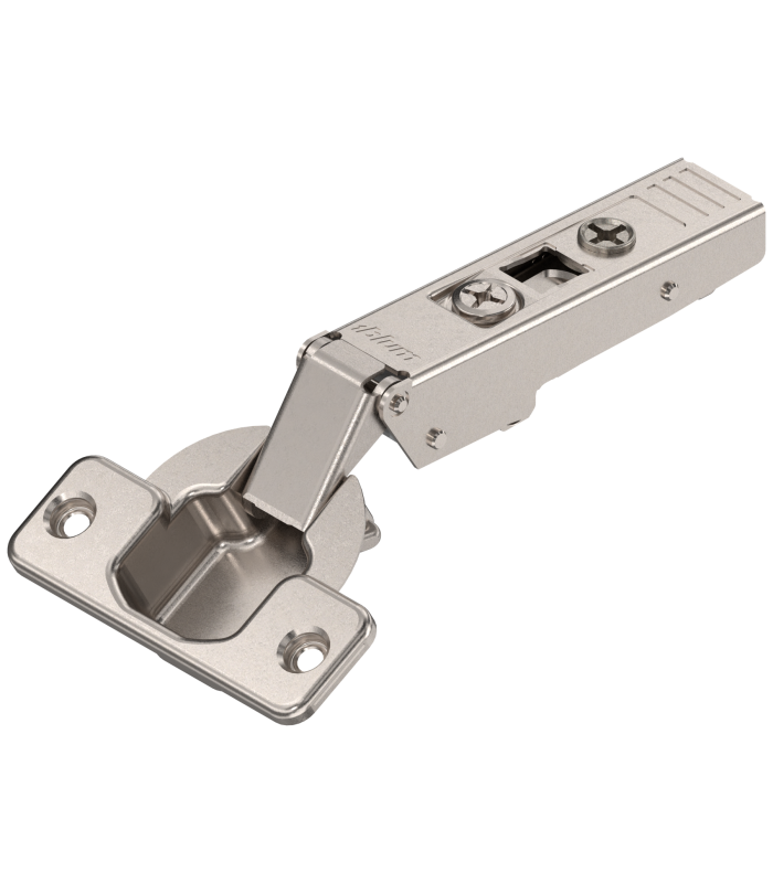 CLIP top zawias standard. 120   Drzwi nakładane  bez sprężyny  puszka  na wkręty  niklowany 70T5550.TL