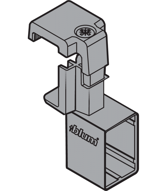 ORGA-LINE Uchwyt relingu poprzecznego  do TANDEMBOX antaro  jasnoszare ZRU.01E0