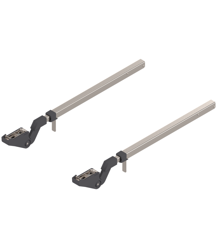 AVENTOS HF do frontów uchylno - składanych  podnośnik teleskopowy  zestaw   wys. korpusu 700-900 mm  symetryczny  do