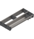 ORGA-LINE wkład kombi  częściowe wypełnienie   do szuflady standardowej TANDEMBOX  dł. NL 450 mm  szer. korpusu KB 