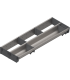 ORGA-LINE wkład kombi  częściowe wypełnienie   do szuflady standardowej TANDEMBOX  dł. NL 600 mm  szer. korpusu KB 