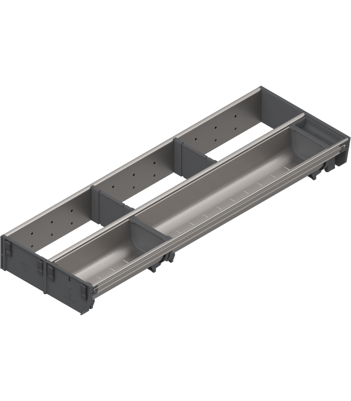 ORGA-LINE wkład kombi  częściowe wypełnienie   do szuflady standardowej TANDEMBOX  dł. NL 600 mm  szer. korpusu KB 
