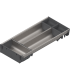 ORGA-LINE wkład z pojemnikami  częściowe wypełnienie   do szuflady standardowej TANDEMBOX  dł. NL 450 mm  szer. kor