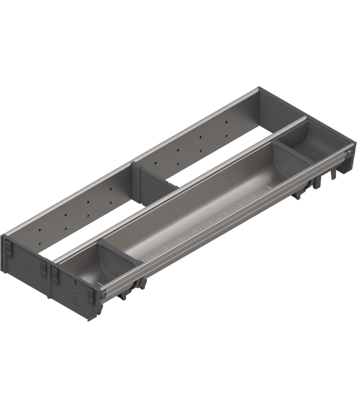 ORGA-LINE wkład kombi  częściowe wypełnienie   do szuflady standardowej TANDEMBOX  dł. NL 550 mm  szer. korpusu KB 