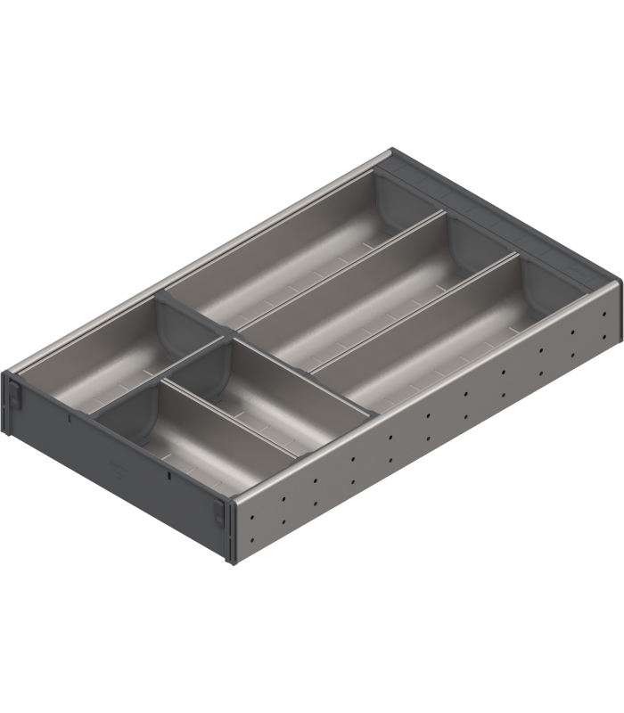 ORGA-LINE wkład z pojemnikami  częściowe wypełnienie   do szuflady standardowej TANDEMBOX  dł. NL 500 mm  szer. 282