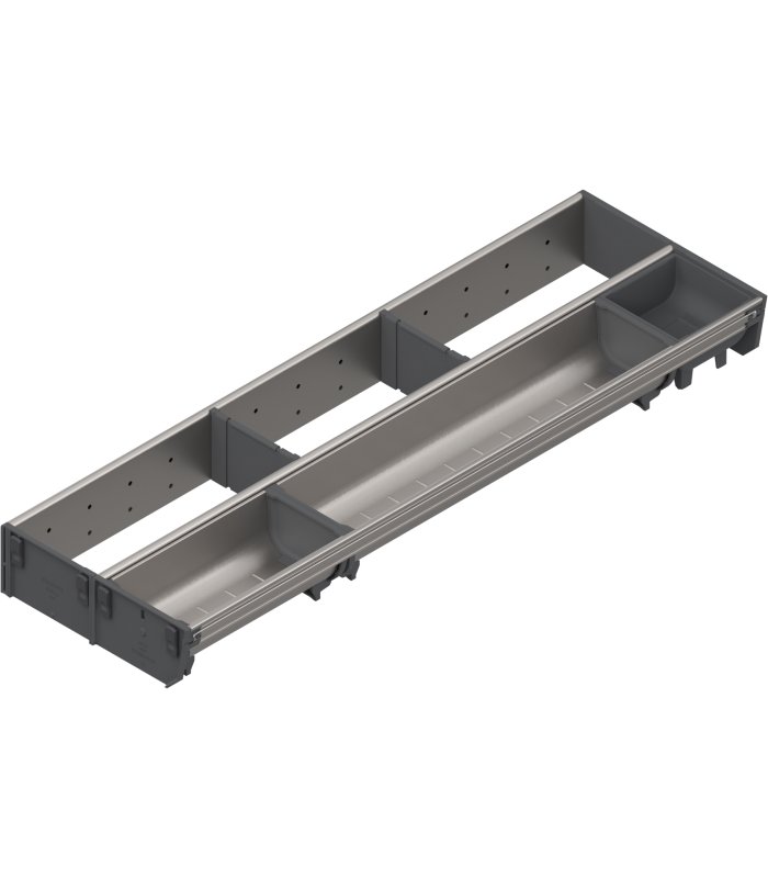 ORGA-LINE wkład kombi  częściowe wypełnienie   do szuflady standardowej TANDEMBOX  dł. NL 650 mm  szer. korpusu KB