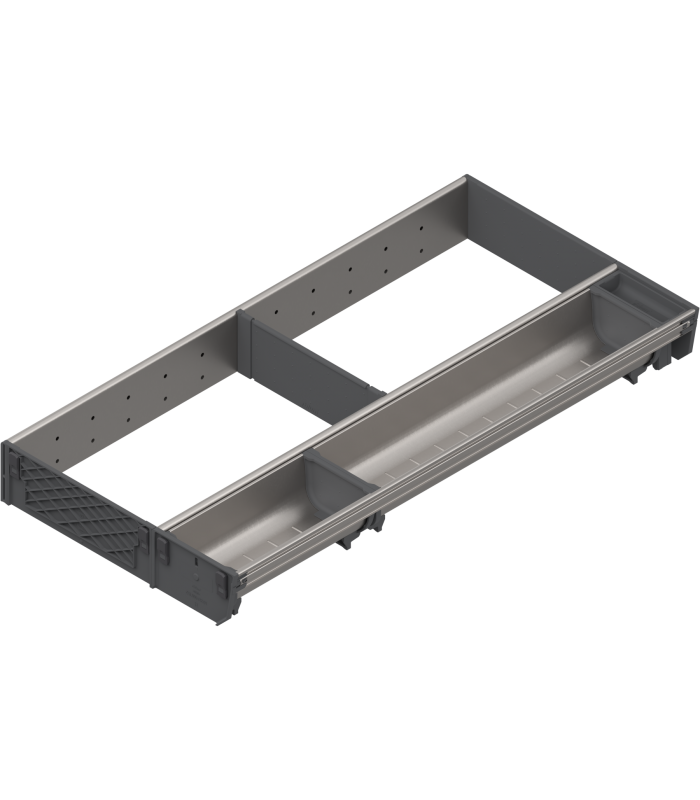 ORGA-LINE wkład kombi  częściowe wypełnienie   do szuflady standardowej TANDEMBOX  dł. NL 600 mm  szer. korpusu KB 