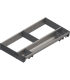 ORGA-LINE wkład kombi  częściowe wypełnienie   do szuflady standardowej TANDEMBOX  dł. NL 550 mm  szer. korpusu KB 