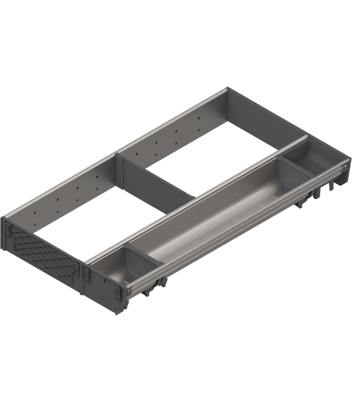 ORGA-LINE wkład kombi  częściowe wypełnienie   do szuflady standardowej TANDEMBOX  dł. NL 550 mm  szer. korpusu KB 