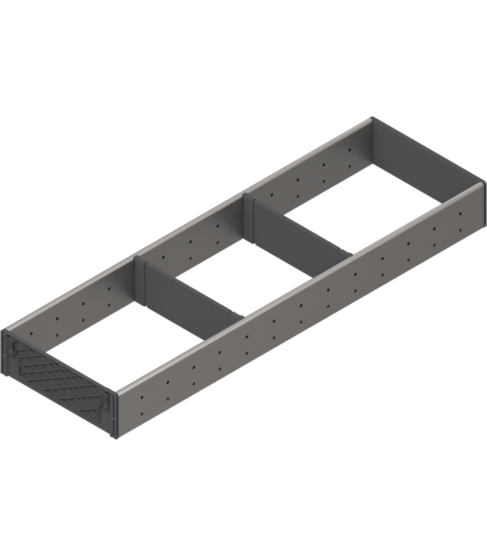 ORGA-LINE wkład z przegródkami  częściowe wypełnienie   do szuflady standardowej TANDEMBOX  dł. NL 650 mm  szer. k