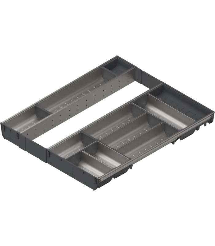 ORGA-LINE wkład z pojemnikami  całkowite wypełnienie   do szuflady standardowej TANDEMBOX  dł. NL 650 mm  szer. korp
