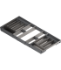 ORGA-LINE wkład z pojemnikami  całkowite wypełnienie   do szuflady standardowej TANDEMBOX  dł. NL 450 mm  szer. korp