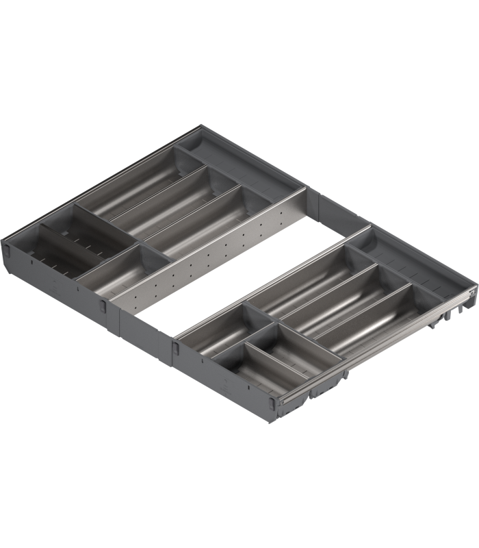 ORGA-LINE wkład z pojemnikami  całkowite wypełnienie   do szuflady standardowej TANDEMBOX  dł. NL 550 mm  szer. korp