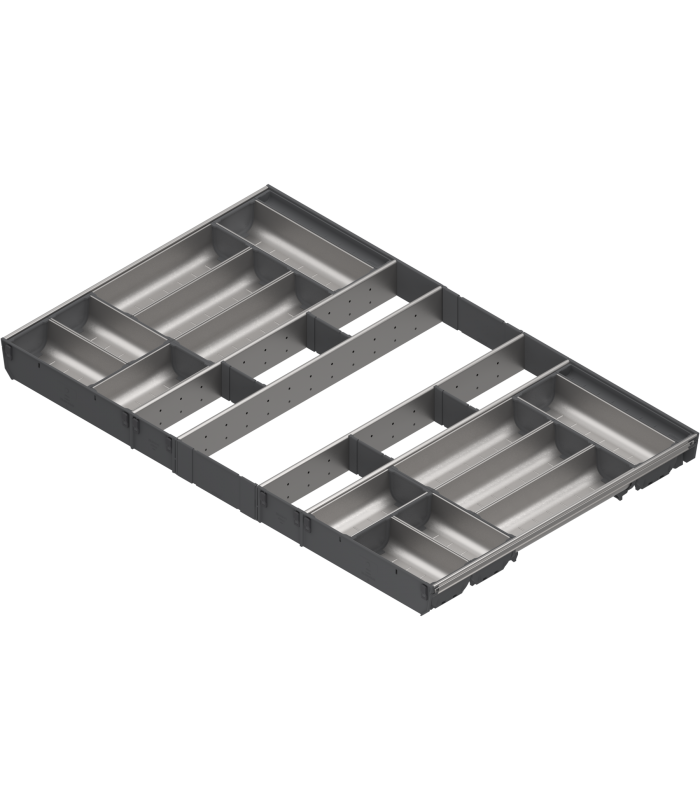 ORGA-LINE wkład z pojemnikami  całkowite wypełnienie   do szuflady standardowej TANDEMBOX  dł. NL 600 mm  szer. korp