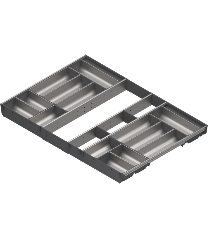 ORGA-LINE wkład z pojemnikami  całkowite wypełnienie   do szuflady standardowej TANDEMBOX  dł. NL 600 mm  szer. korp