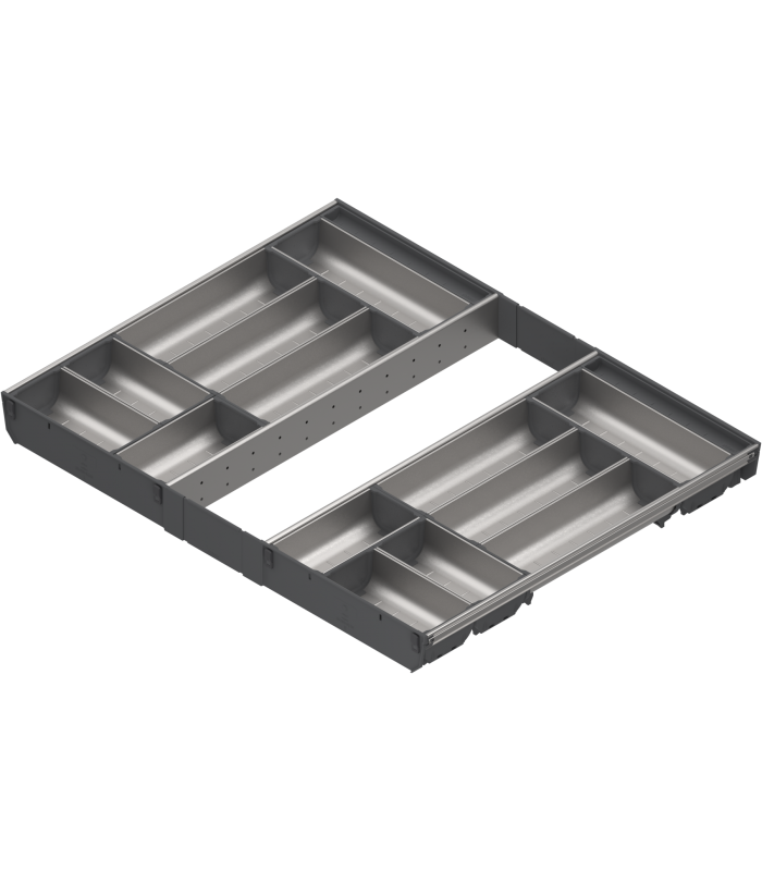 ORGA-LINE wkład z pojemnikami  całkowite wypełnienie   do szuflady standardowej TANDEMBOX  dł. NL 600 mm  szer. korp