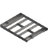ORGA-LINE wkład kombi  całkowite wypełnienie   do szuflady standardowej TANDEMBOX  dł. NL 650 mm  szer. korpusu KB 9
