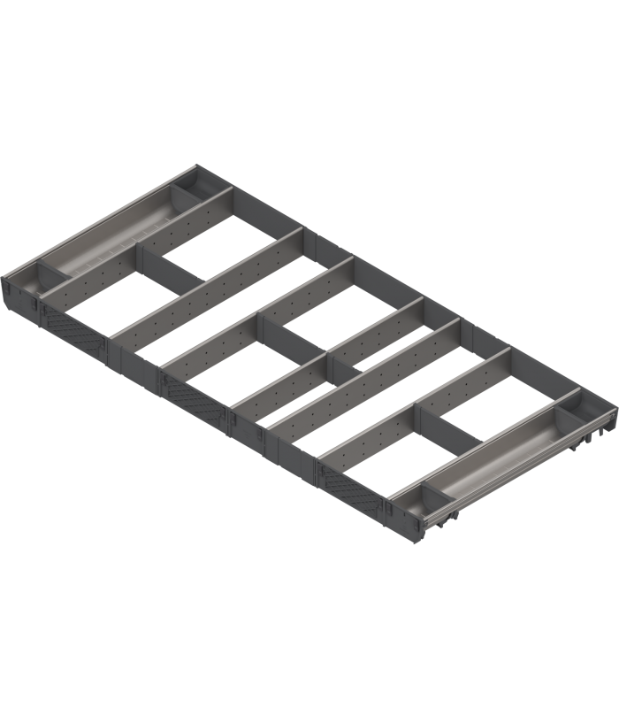 ORGA-LINE wkład kombi  całkowite wypełnienie   do szuflady standardowej TANDEMBOX  dł. NL 550 mm  szer. korpusu KB 1